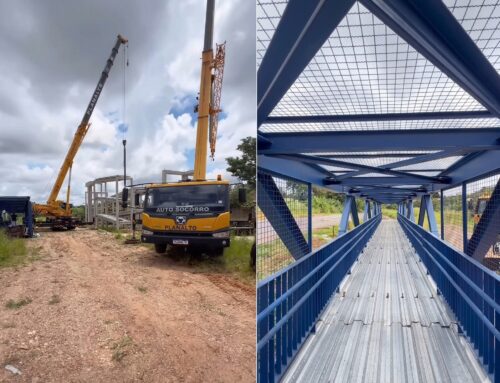 Passarela viabilizada pela Deputada Greyce Elias avança para etapa decisiva com içamento na BR-365 em Patrocínio